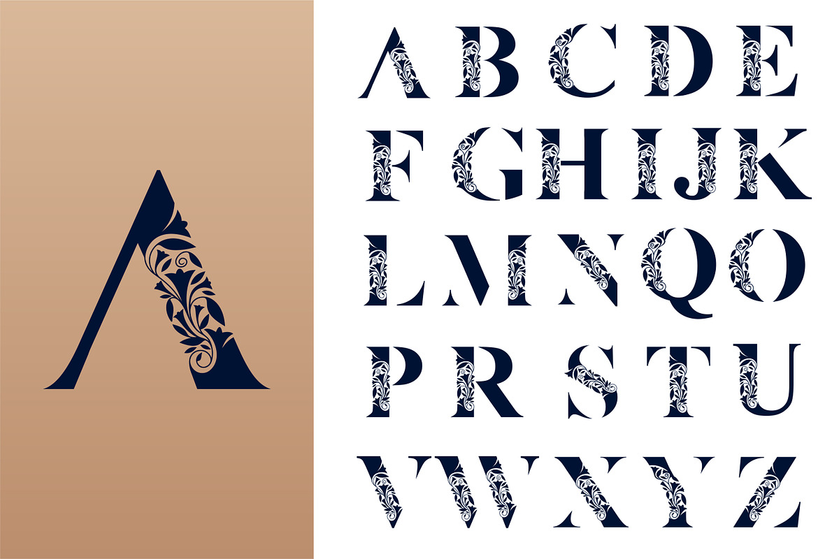 alphabets A to Z  design vector, a Branding & Logo Template by BARONSTD (Photo 2 of 4)