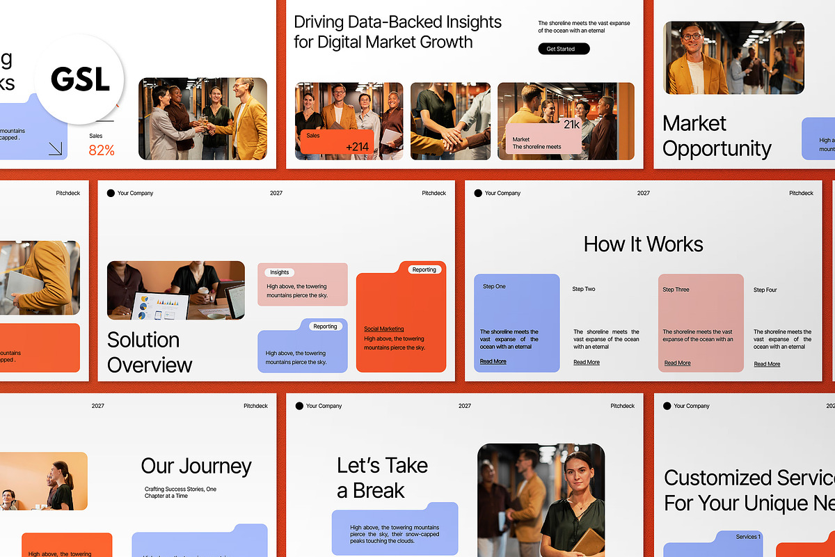 White Financial Analyst Google Slide, a Presentation Template by graphicook (Photo 1 of 5)