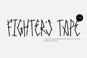Srg®-Fighter's tape font, a Font by Srg® (Thumbnail 1 of 10)