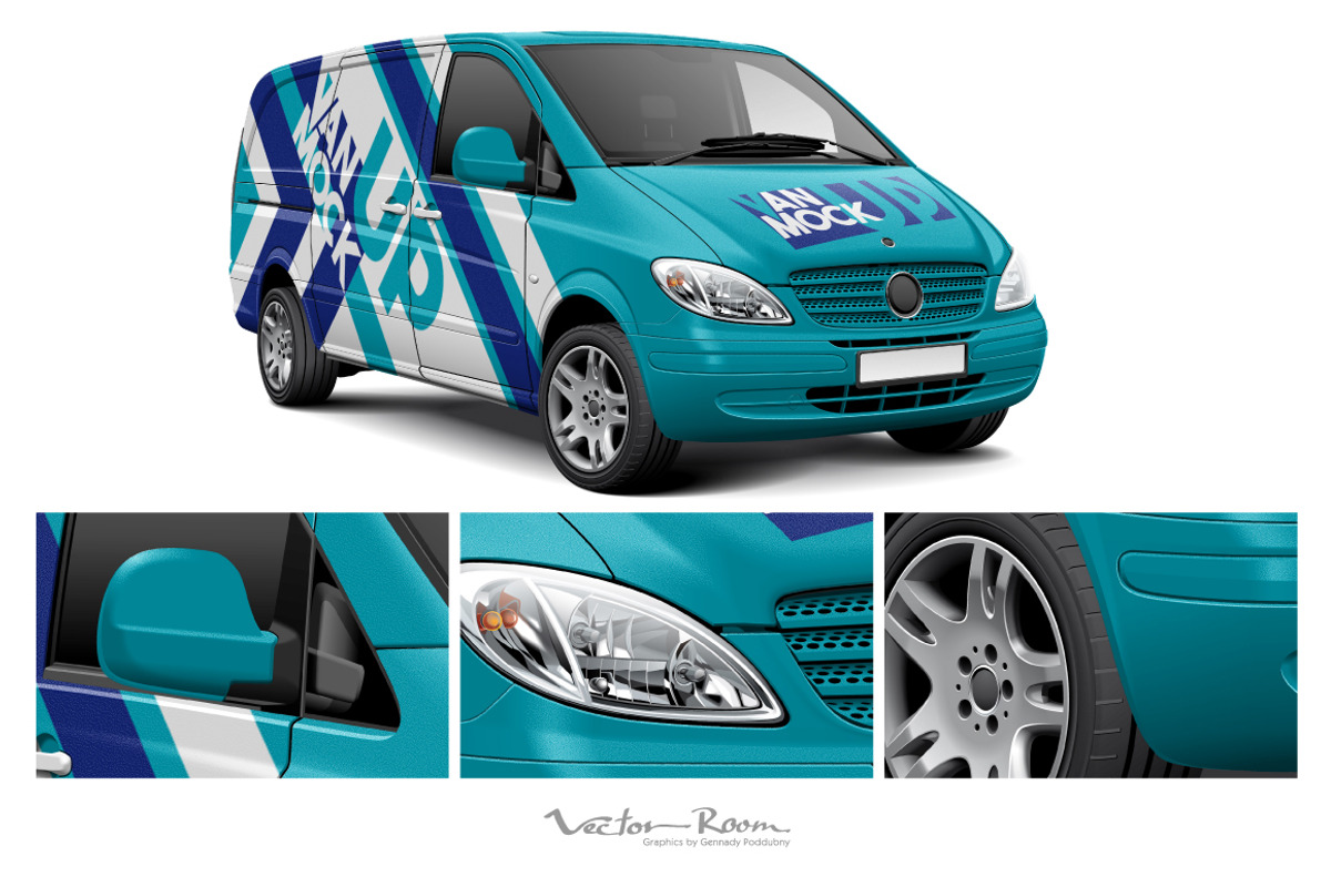 Van Mockup, a Mockup by Vector Room (Photo 1 of 2)