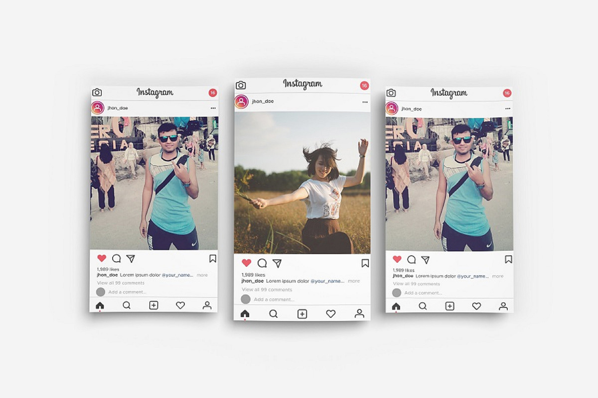 Paper Mockup for Instagram Post, a Books & Magazine Mockup by mahhyud (Photo 3 of 11)