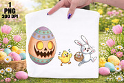 Funny Easter Monster PNG, an Illustration by Daily.Designs (Thumbnail 1 of 5)
