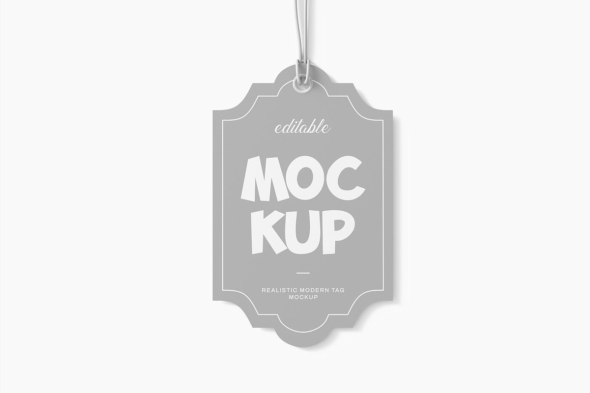 Clean Minimal Price Tag PSD Mockup, a Product Mockup by graphypix (Photo 3 of 4)