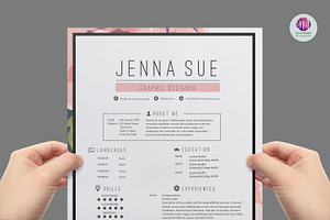 Floral Resume Package