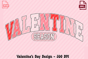 Valentine Season Sublimation Design