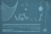 Seafood and Nautical Illustrations, a Food Illustration by Paper Curls Design (Thumbnail 3 of 6)