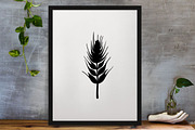 Wheat Silhouette SVG, a Food Illustration by newminddesign (Thumbnail 3 of 3)