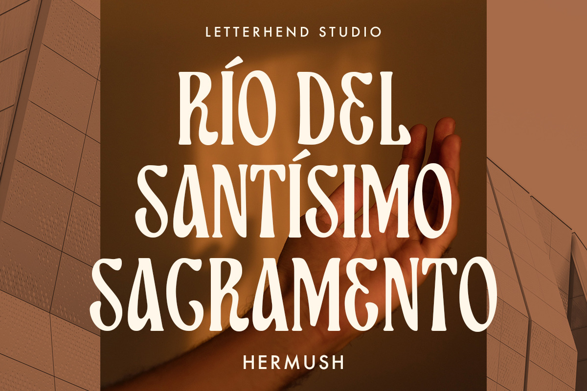Hermush Display, a Font by Letterhend Studio (Photo 5 of 9)