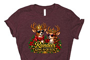 Reindeer King and Queen CutePNG, an Object Graphic by Star Graphic Design (Thumbnail 5 of 6)