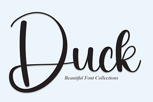 Duck Script Font