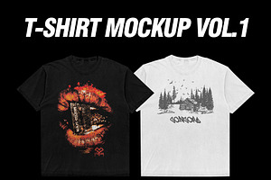 T-Shirt Mockup Vol.1 By 28Bloc