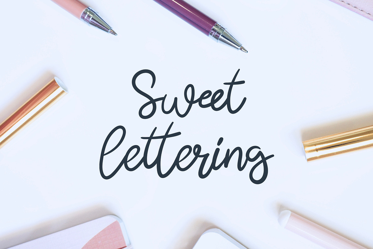 Butterfly a lovely script font preview 2