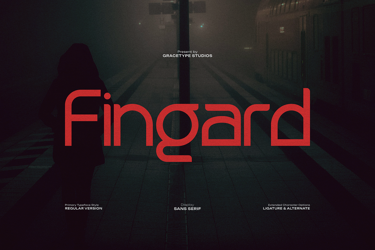 Fingard | Display Sans Serif, a Sans Serif Font by gracetype_studio (Photo 1 of 12)