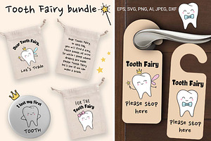 Tooth Fairy Bundle, a Healthcare Illustration by Irina Ostapenko