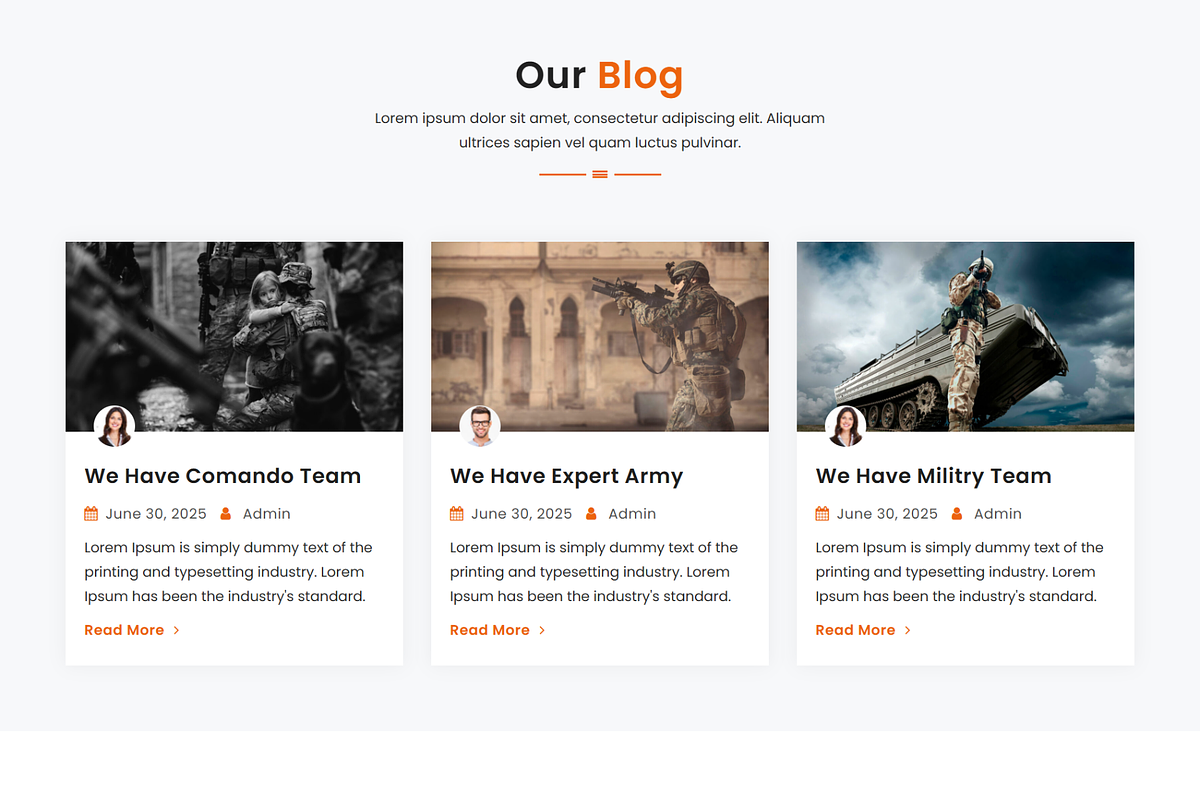 Fighter - Military Recruitment HTML, a HTML Template by Themeplaza (Photo 6 of 7)