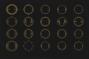 66 vector frames for monograms, a Branding & Logo Template by Aniad_ (Thumbnail 2 of 6)
