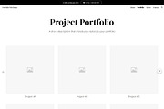 Portfolio / Google Site Wireframe, a Templates & Theme by Template Heaven (Thumbnail 3 of 5)