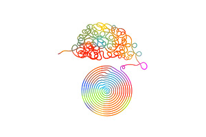 Tangle and unraveling thread of, an Object Illustration by Nenahliadava Design