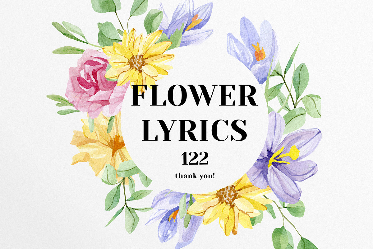Pastel Flowers Botanical collection, a Decorative Illustration by AnnaTkachi (Photo 7 of 7)