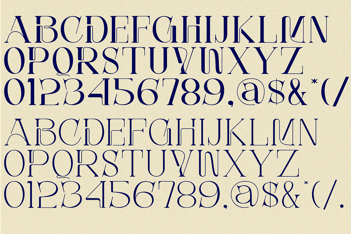 452B Sparked Font, a Serif Font by 177Studio (Photo 7 of 8)