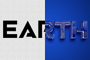 Earth hour 3D editable text effect, a Layer Style Add-On by Hello Muh (Thumbnail 2 of 2)