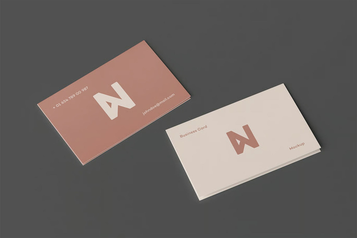 Bi-Fold Business Card Mock-up, an Advertising Mockup by zippypixelstudio (Photo 3 of 11)