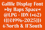 Gallile - Display Serif Font, a Serif Font by Haps Space (Thumbnail 3 of 13)