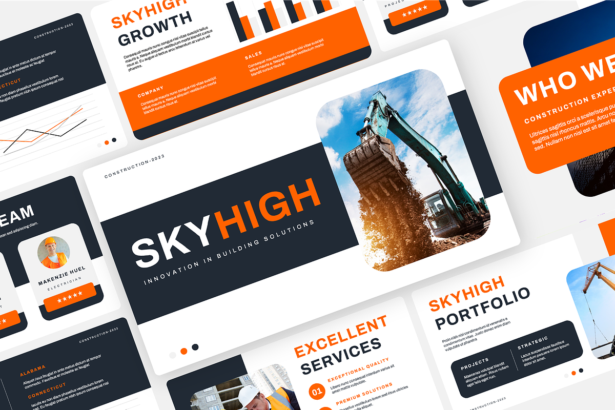 Contruction Keynote Presentation, a Presentation Template by Kren Studio (Photo 8 of 8)