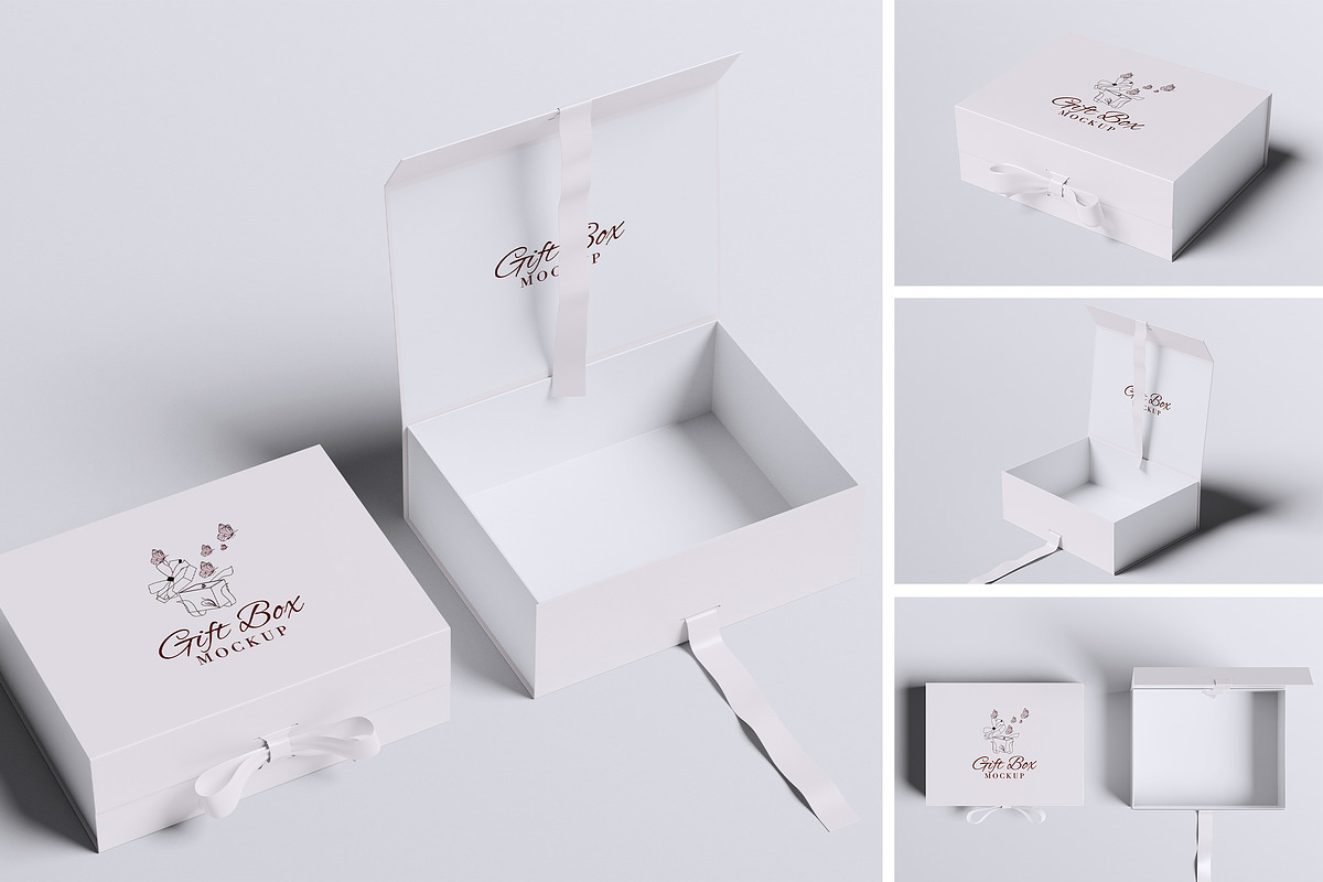 Gift Box Mockup, a Packaging Mockup by Twins_studio926 (Photo 5 of 5)