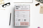 Elegant 1 page CV template, a Resume Template by Chic templates (Thumbnail 4 of 4)
