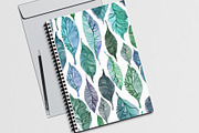 WATERCOLOR FOLIAGE|patterns & motifs, a Pattern Graphic by Retro Graphic Box (Thumbnail 3 of 8)