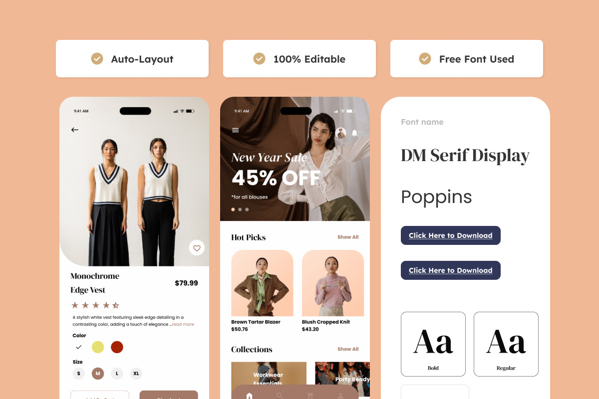 Posh - E-Commerce Mobile App, an App Template by productype1 (Photo 3 of 5)