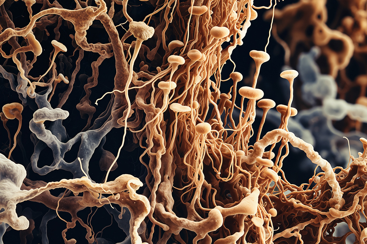 72 Microscopic Fungi Backgrounds, a Background Graphic by h.utomo (Photo 23 of 72)