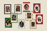 Cozy Christmas Patterns & Frames, a Pattern Graphic by AnnArt (Thumbnail 5 of 9)