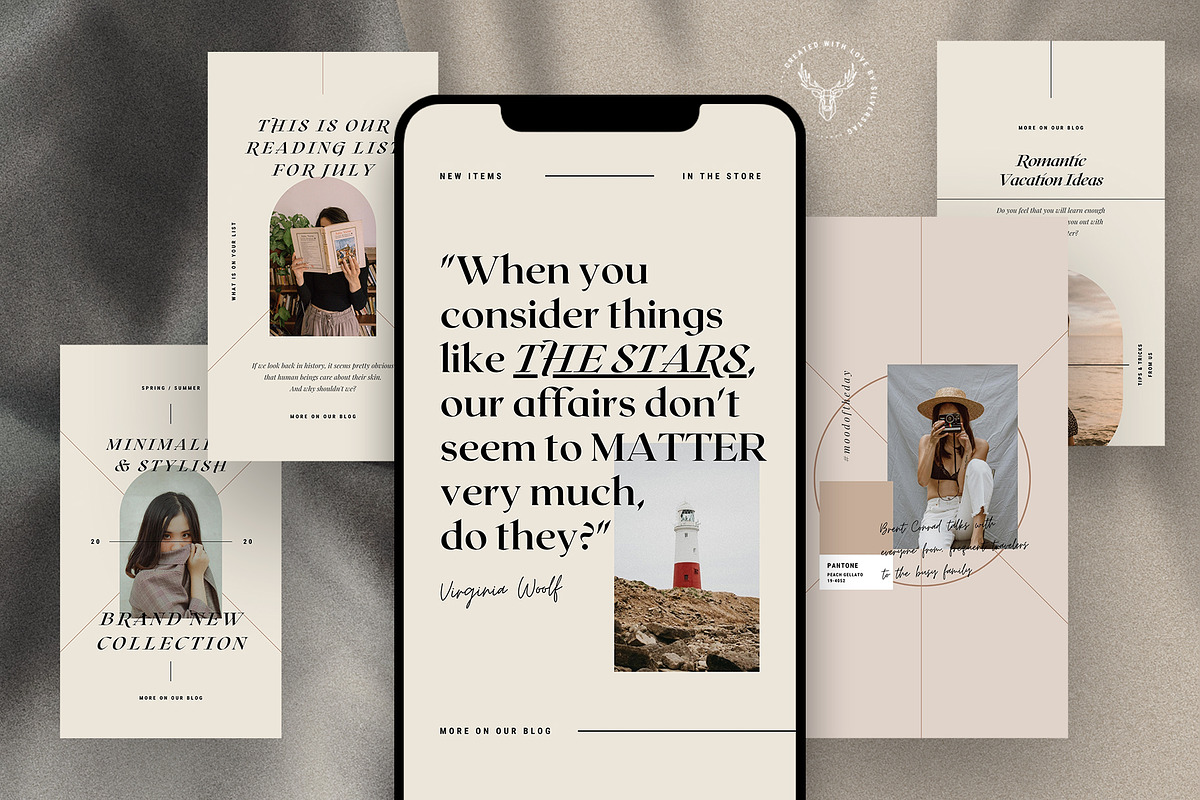 Canva Instagram Posts & Stories Pack, a Social Media Template by SilverStag Type Foundry (Photo 43 of 48)