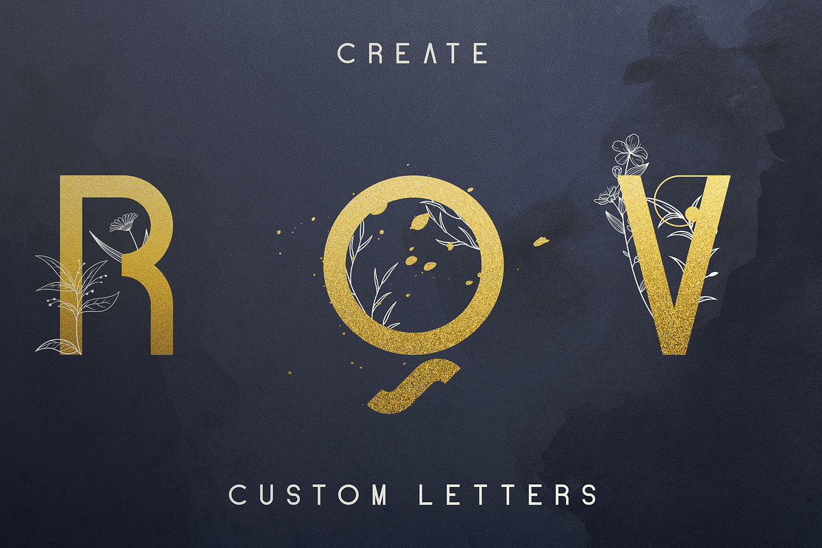Blue Gold sans serif font + Extras preview 5
