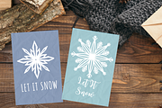 Snowflake Procreate Stamp Brushes, a Brush Add-On by HalieKStudio (Thumbnail 7 of 9)