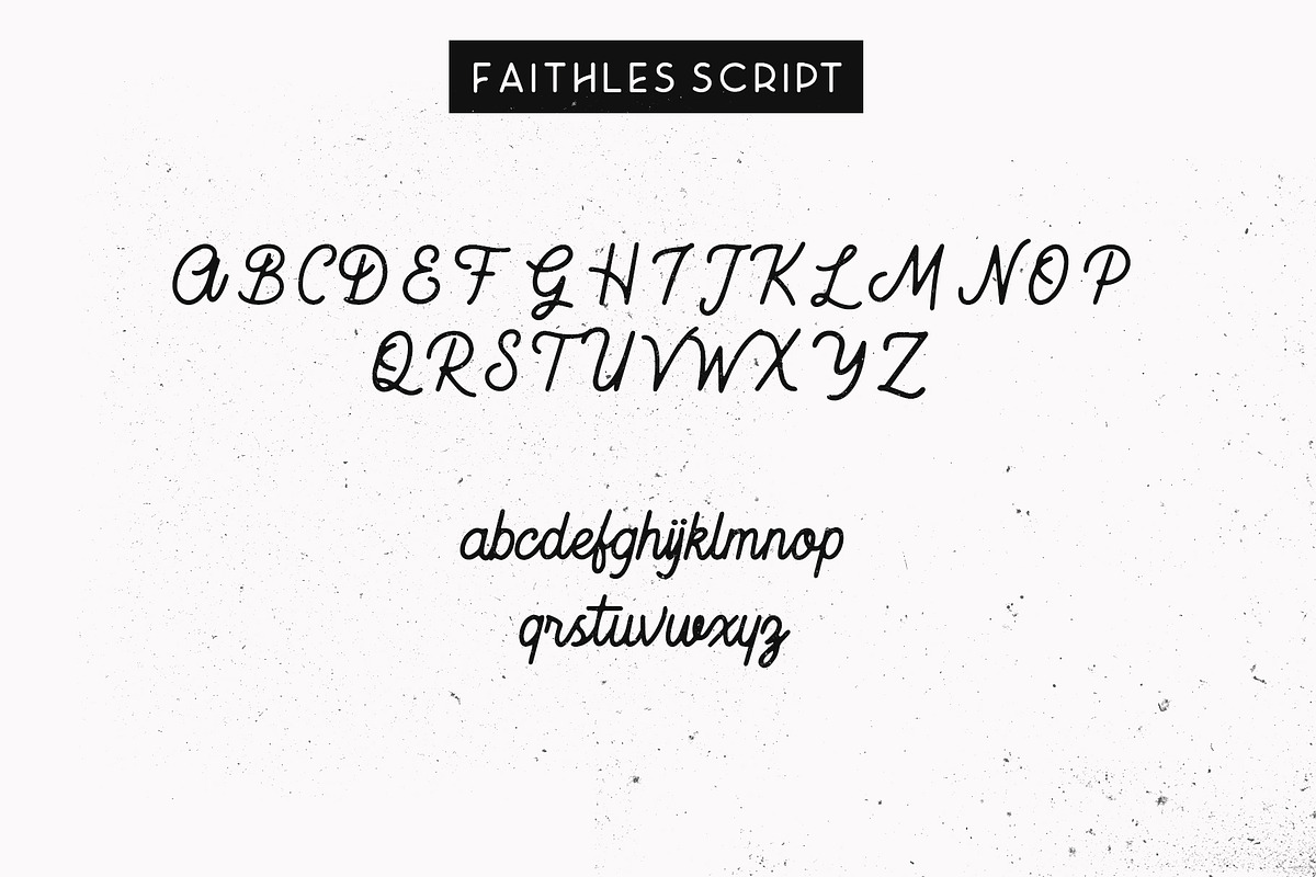 Faithless font duo preview 3
