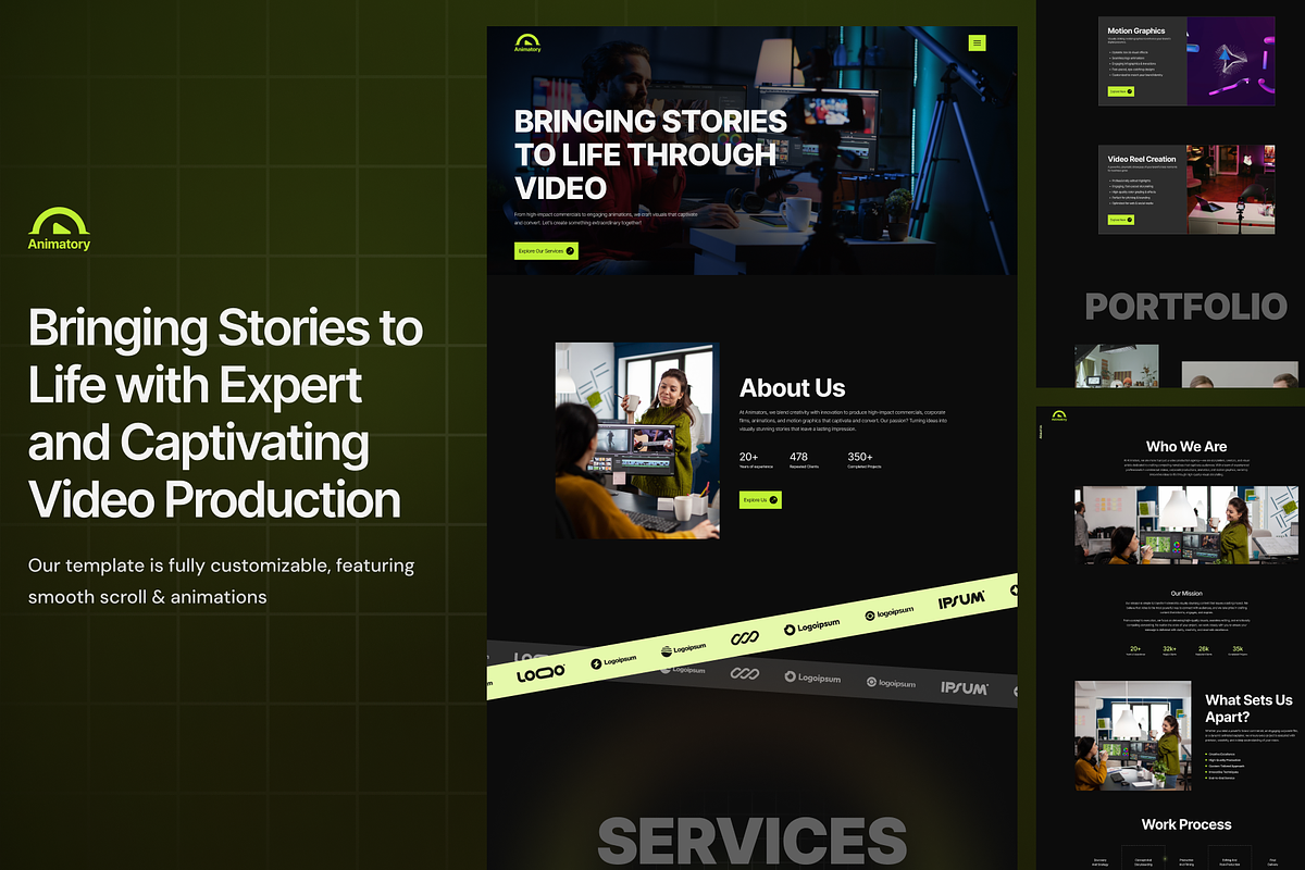 Animatory - Creative Agency Template