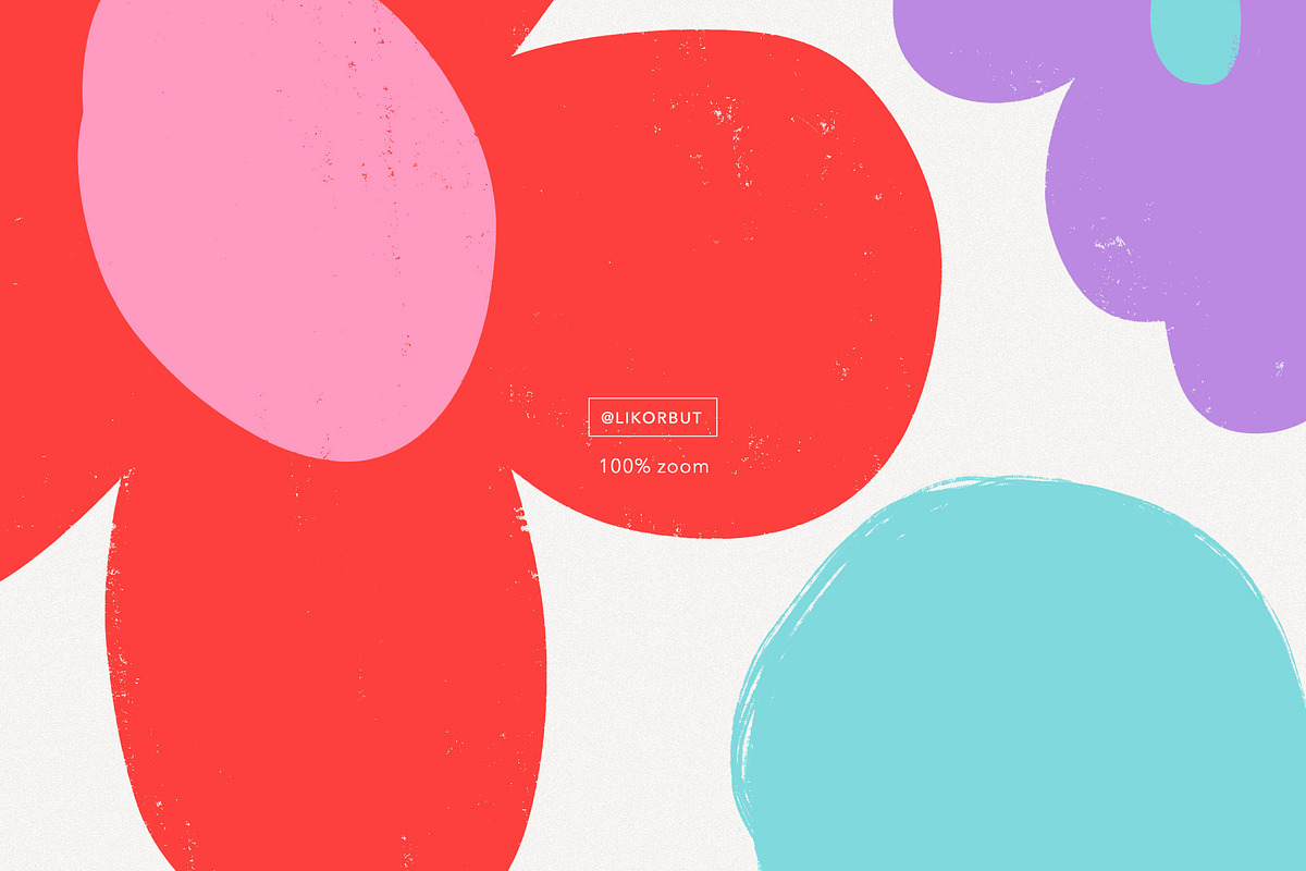 Abstract Modern Flowers Graphics, an Illustration by likorbut (Photo 7 of 7)