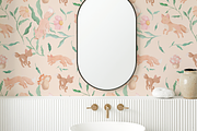 Woodland Fox Mushroom Pattern, a Pattern Graphic by Little Creative Scribbles (Thumbnail 2 of 8)