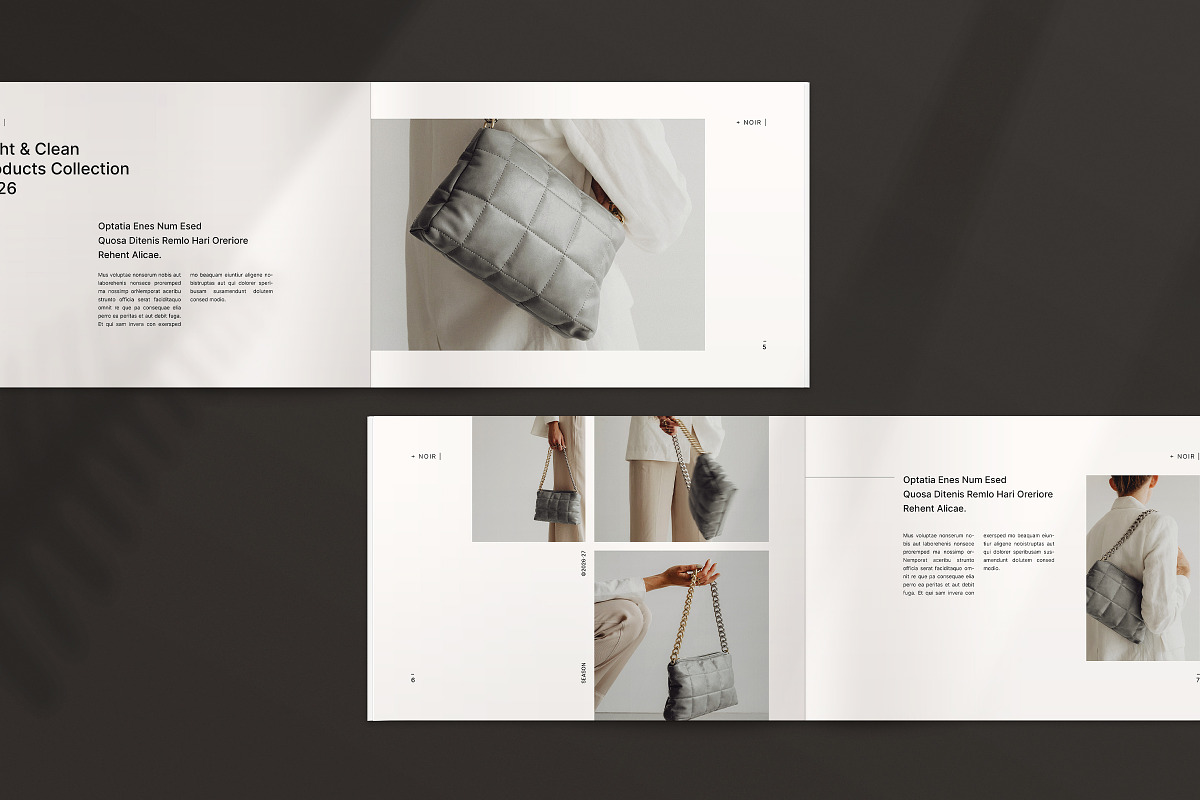 Editorial Lookbook Design Template, a Brochure Template by ArtisanaAura (Photo 6 of 16)
