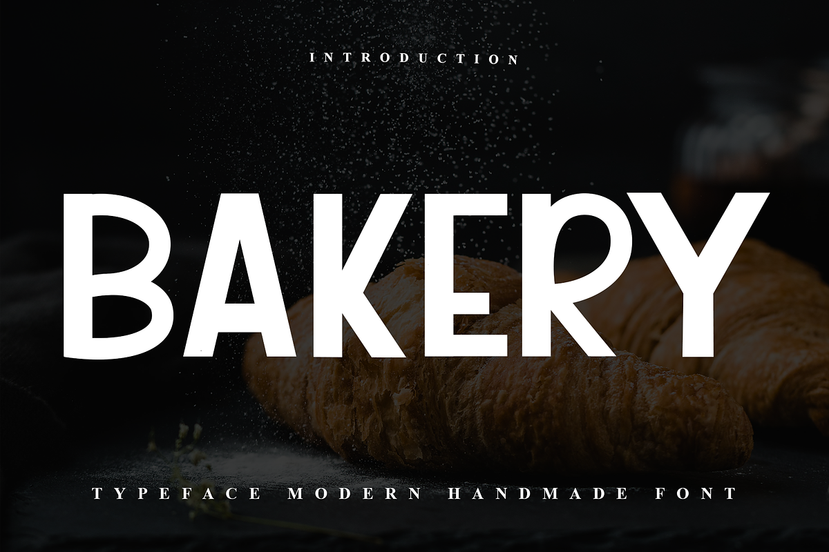 Bakery, a Sans Serif Font by FreshTypeINK (Photo 1 of 7)