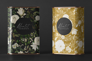 Moonlit Garden Floral Patterns