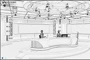 Virtual TV Studio News Set 1, an Architecture 3D Model by akerStudio (Thumbnail 17 of 57)