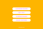 Weekly Tasks Completed Badges, a Templates & Theme by sungandco (Thumbnail 2 of 5)