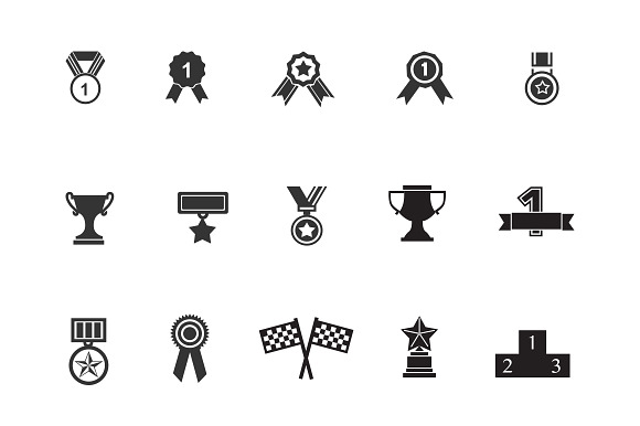 15 Award And Badge Icons