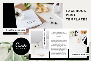 Facebook Post Templates: CANVA