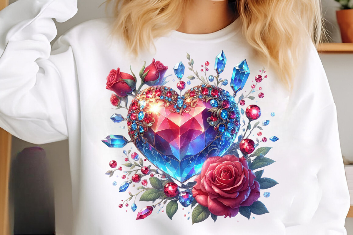 Watercolor Valentine Heart Clipart, an Illustration by SinaCreation (Photo 2 of 11)