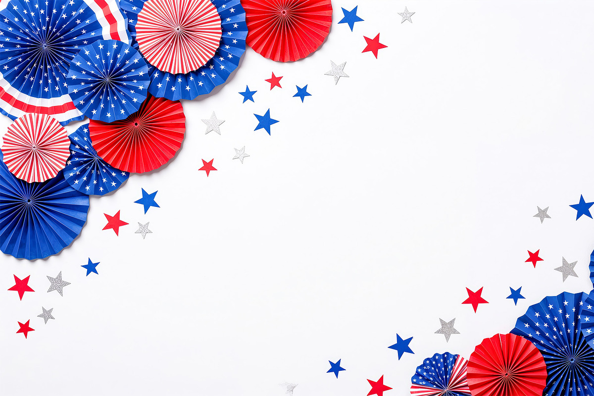 Happy 4th of July Flag Graphic, an Education Illustration by StockVerse Creative (Photo 2 of 4)